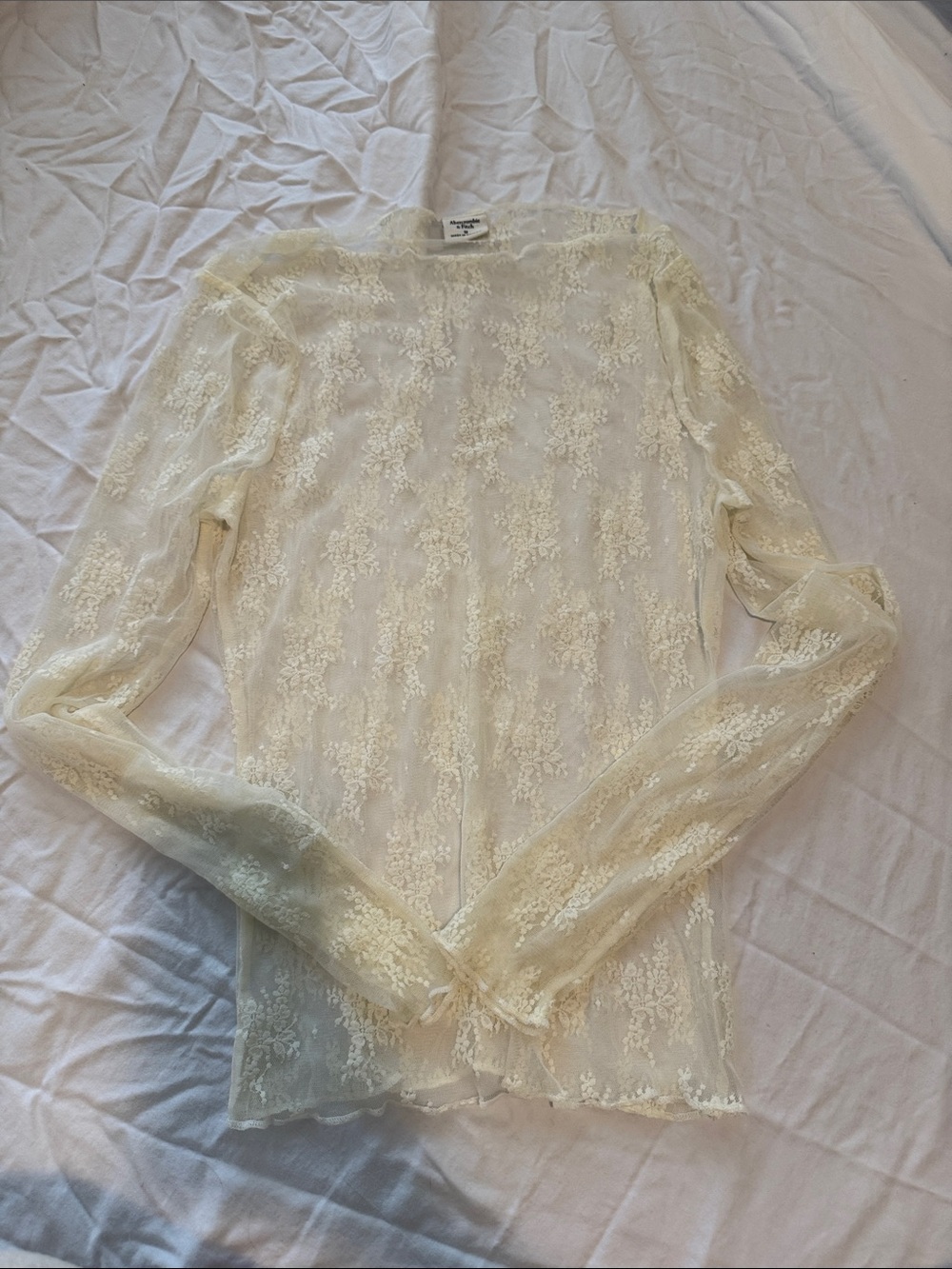 Abercrombie lace long sleeve